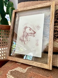 Image 1 of Whippet Monoprint