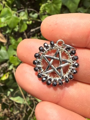 Stone Pentacle Pendants