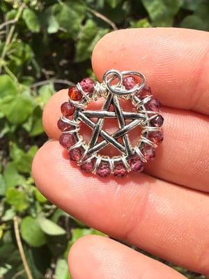 Stone Pentacle Pendants