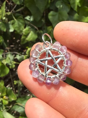 Stone Pentacle Pendants