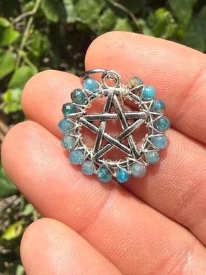 Stone Pentacle Pendants