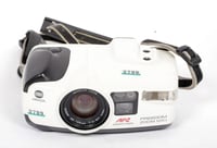 Image 2 of WHITE Minolta Freedom Zoom 105i compact 35mm camera with 35-105mm lens (#2799)