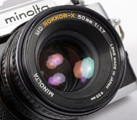 Image 9 of Minolta XG-7 35mm SLR Film Camera + MD ROKKOR X 50mm F1.7 lens (#2805)