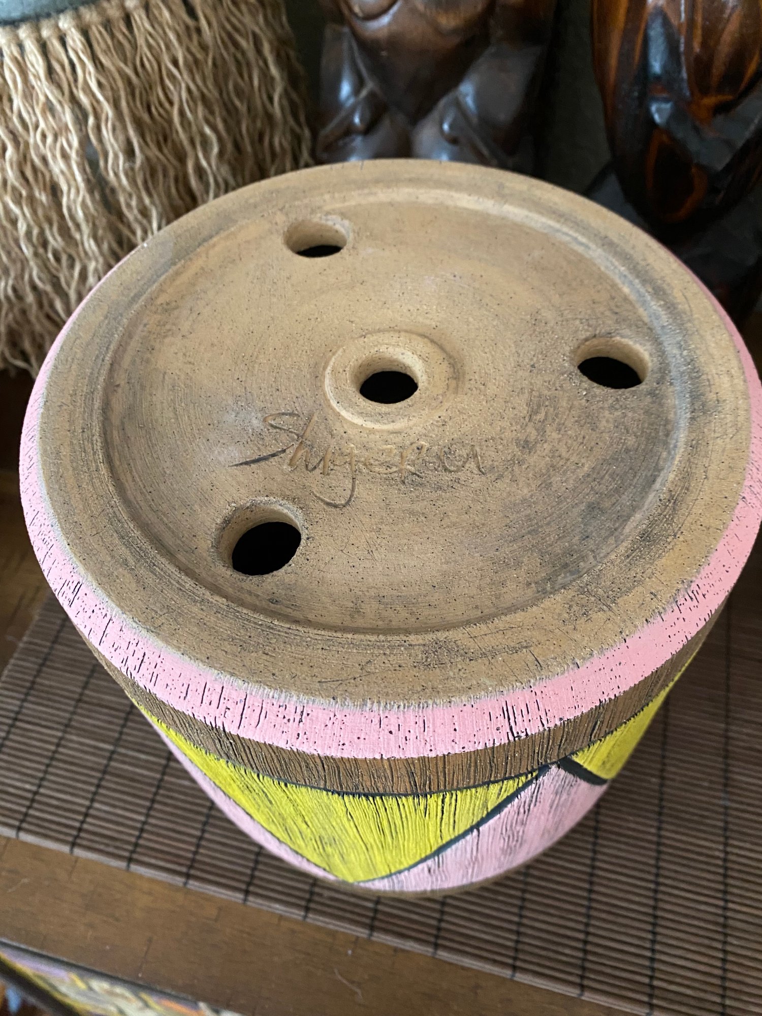 Image of Pink/Yellow 1 Gallon Planter - US Shipping Included 