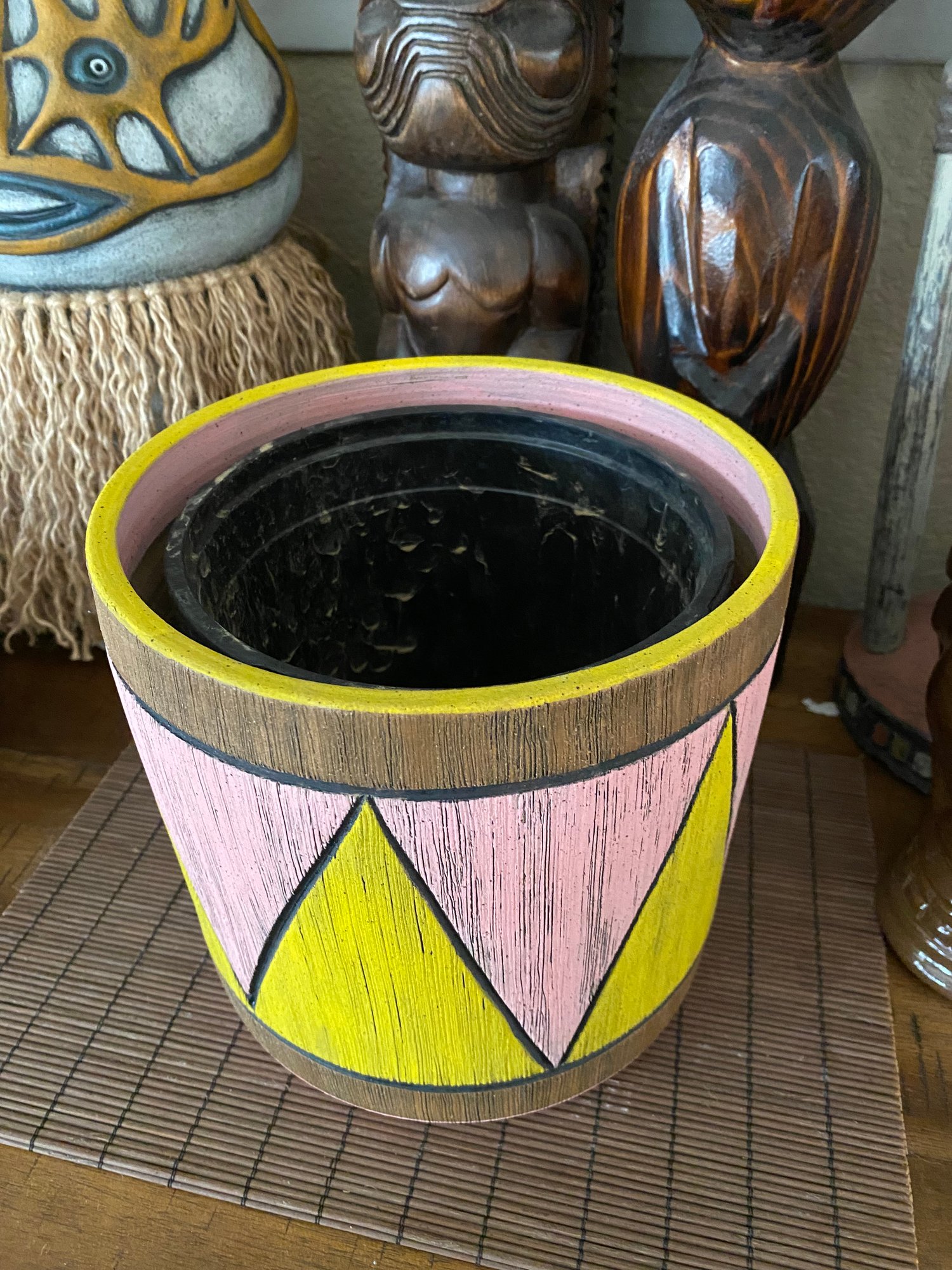 Image of Pink/Yellow 1 Gallon Planter - US Shipping Included 