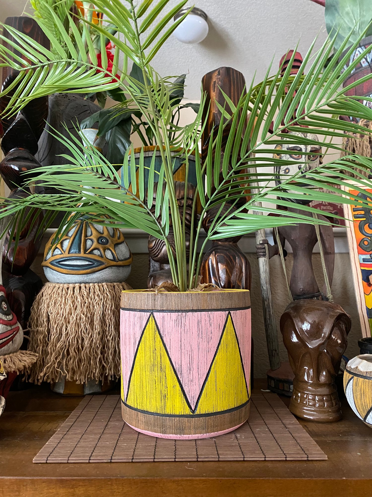Image of Pink/Yellow 1 Gallon Planter - US Shipping Included 