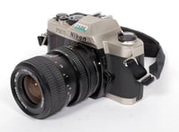 Image 3 of Nikon FM10 35mm SLR film camera with Zoom NIKKOR 35-70mm lens #2806 TESTED