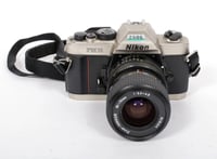 Image 2 of Nikon FM10 35mm SLR film camera with Zoom NIKKOR 35-70mm lens #2806 TESTED