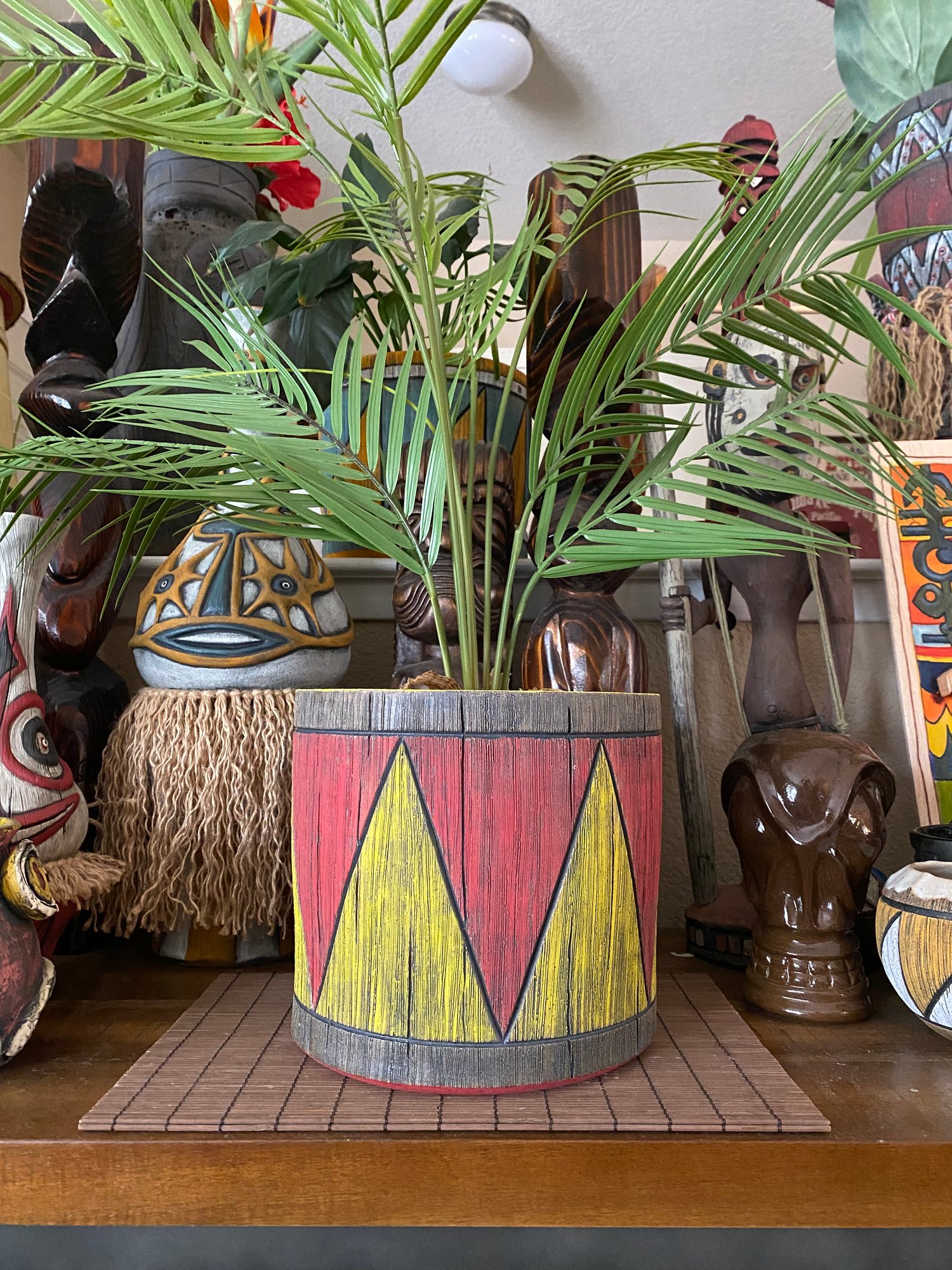 Image of Red/Yellow (Darker) 1 Gallon Planter - US Shipping Included 