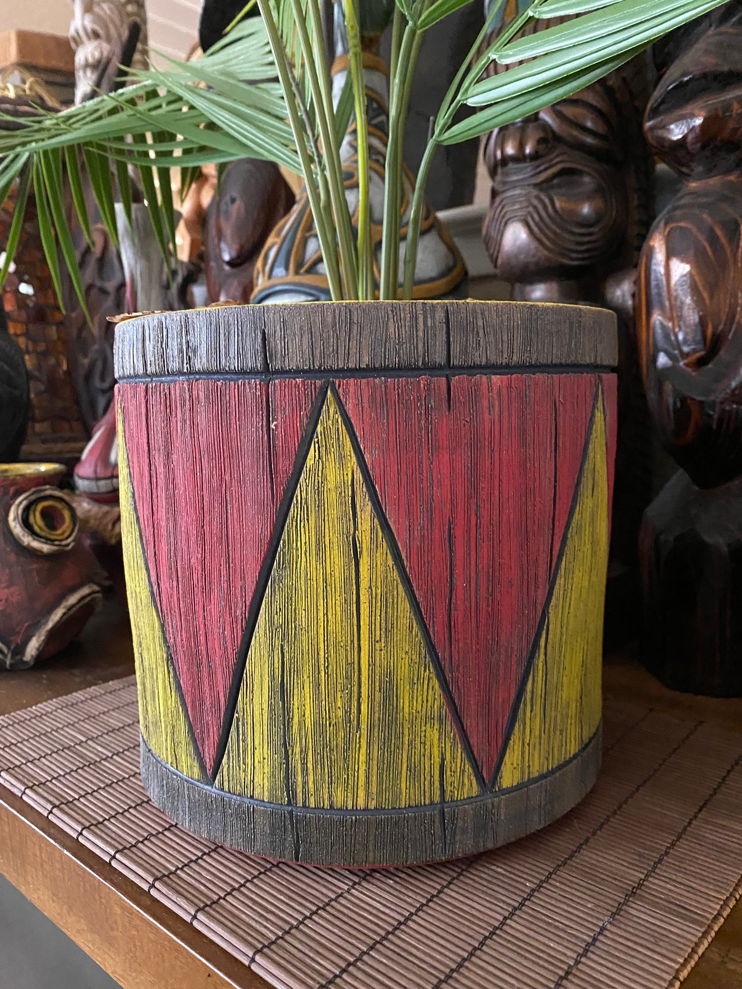 Image of Red/Yellow (Darker) 1 Gallon Planter - US Shipping Included 