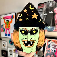 witch cutout - starry hat