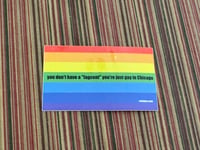 Image 1 of gay in chicago sticker