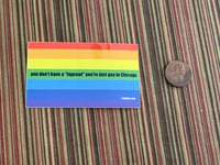 Image 2 of gay in chicago sticker
