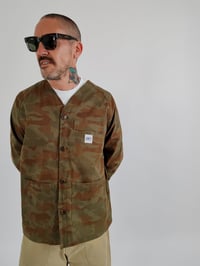 Image 15 of Camo V-Neck "Simple" Chore Jacket..