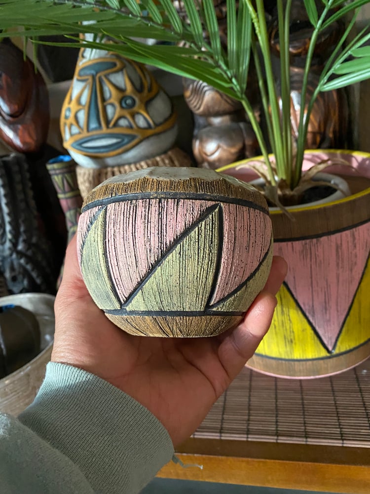 Image of Pink/Green Coconut Mug - US Shipping Included 