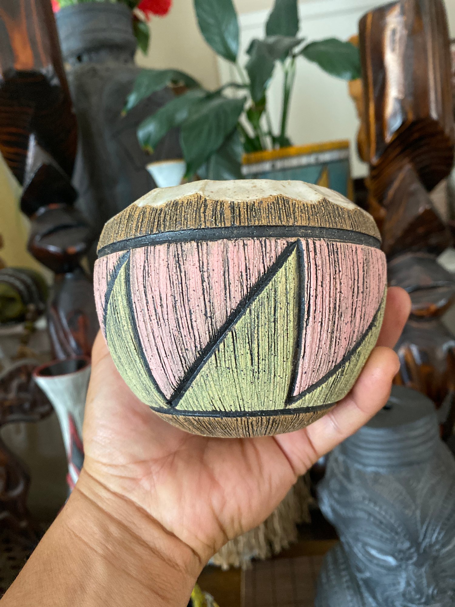 Image of Pink/Green Coconut Mug - US Shipping Included 