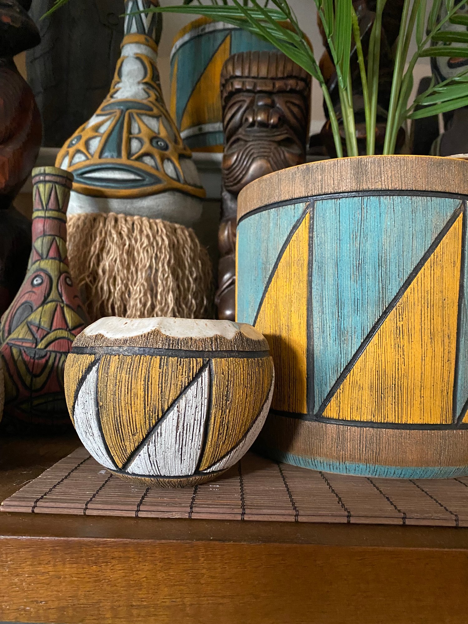 Image of Orange/White Coconut Mug - US Shipping Included 