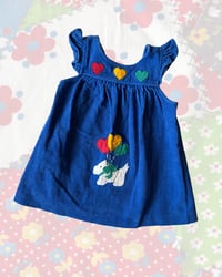 Image 1 of Vintage Corduroy Applique Dress-2T