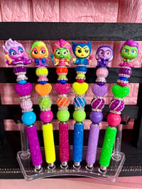 Image 2 of Neon Special Edition Villains Stylus Beaded Pen