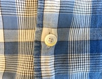 Image 4 of 45 rpm Umii indigo dyed button down shirt, size 4 (fits slim M/L)
