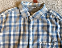 Image 2 of 45 rpm Umii indigo dyed button down shirt, size 4 (fits slim M/L)