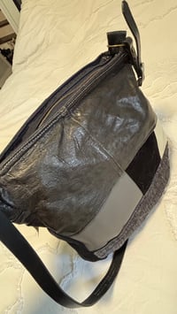 Image 3 of Patchwork Messenger Bag - Coal