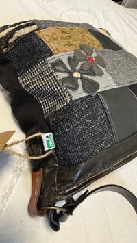 Image 5 of Patchwork Messenger Bag - Coal