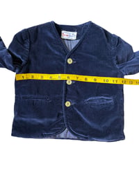 Image 4 of Vintage Velvet Navy Blazer-2T