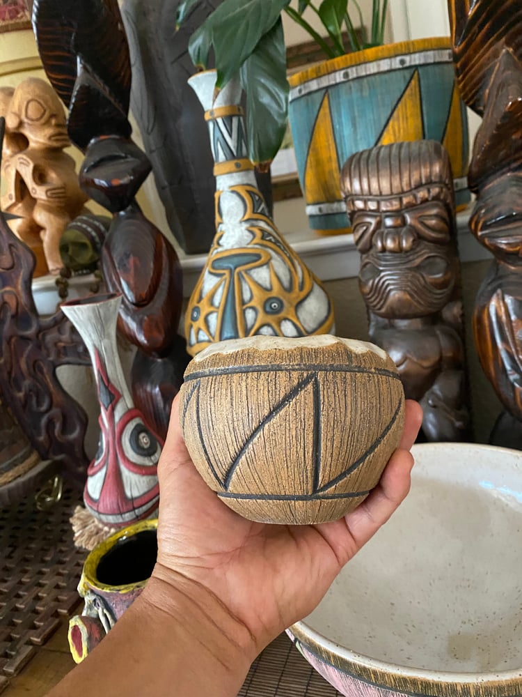 Image of MADE TO ORDER- Classic Brown Coconut Mug - US Shipping Included 