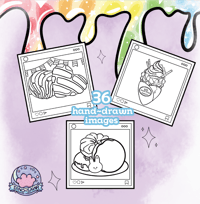 Image 2 of 🖍️ Delightful Bites: Coloring Book