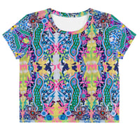 Image 1 of Mystic Dream Snakes LTD Edition All-Over Print Crop Tee