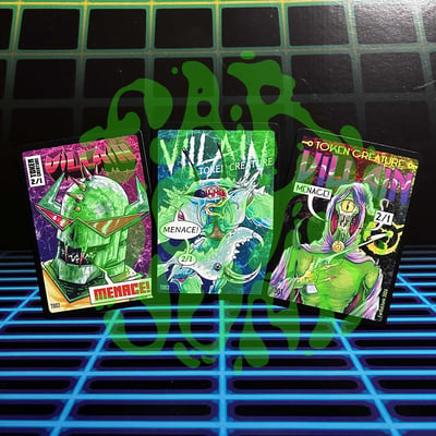 Image of Magic: The Gathering VILLAIN Proxy Token Custom Cards