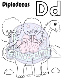 Image 3 of 🖍️ ABC with Dinosaurs