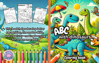 Image 1 of 🖍️ ABC with Dinosaurs