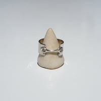 Image 3 of Silver Single Circuitry Joint Band