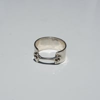 Image 1 of Silver Single Circuitry Joint Band