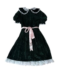 Image 2 of Vintage Gunne Sax Velvet Dress-6
