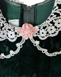 Image 4 of Vintage Gunne Sax Velvet Dress-6