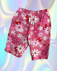 Image 1 of Vintage Land's End Floral Capris-18-24m