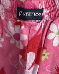 Image 4 of Vintage Land's End Floral Capris-18-24m