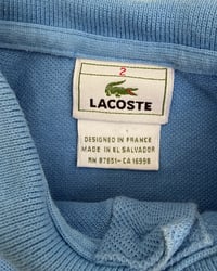Image 4 of Light Blue Lacoste Polo-2T
