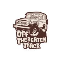 Beaten Track Sticker