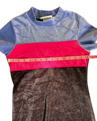 Image 5 of Vintage Velvet Mock Neck Mini Dress-10