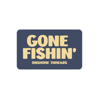 Gone Fishin' Sticker