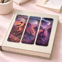 Image 2 of 🌠 Starry Night Dinosaur Classic Bookmarks