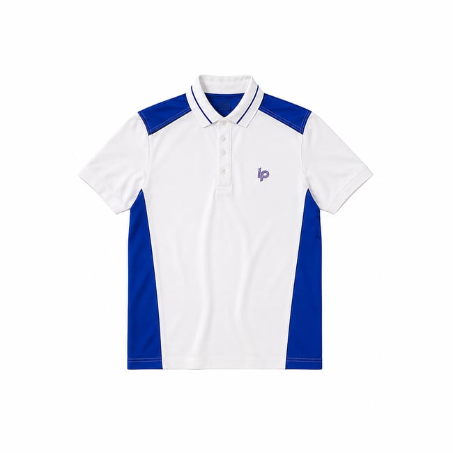 LP Contrast Polo White