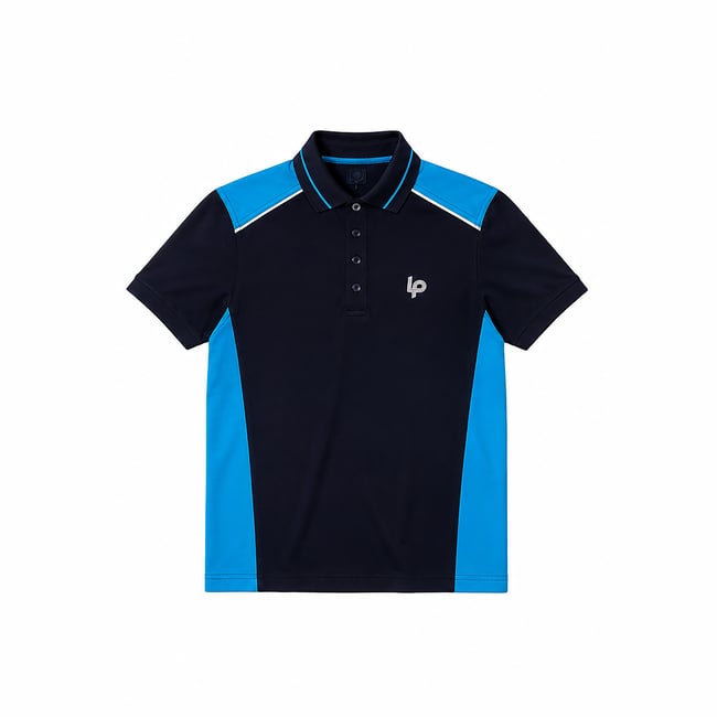 LP Contrast Polo Black 