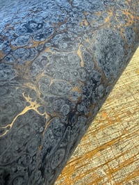 Image 3 of Navy Frost with copper vein // one sheet available 