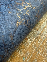 Image 4 of Navy Frost with copper vein // one sheet available 