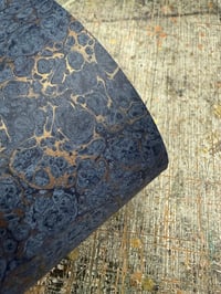 Image 1 of Navy Frost with copper vein // one sheet available 